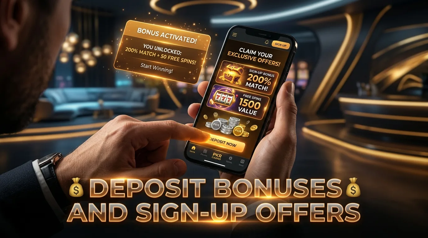 Deposit bonuses and sign-up offers