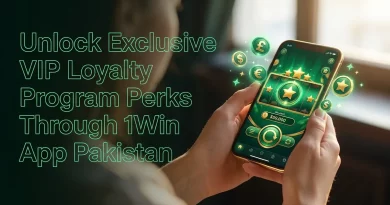 Hands holding a phone displaying a loyalty program and VIP perks.
