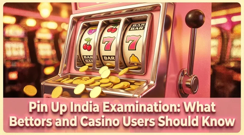 Vintage slot machine, coins spilling, under warm glow.