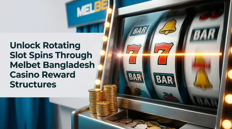Spinning slot reel showing casino rewards.
